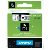 páska DYMO 45013 D1 Black On White Tape (12mm) (S0720530)