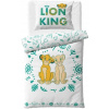 Carbotex Obojstranné bavlna posteľné Leví kráľ motív Simba a Nala 100% bavlna 70x90 140x200
