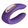 Satisfyer Partner Plus Remote Control stimulátor pre páry s diaľkovým ovládaním Violet