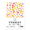 Krpa Výkresy 180 g, A4, 10 ks, farba biela