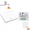 Bezdrôtový vypínač svetla RF 433 MHz 10 A, bezdrôtový nástenný panel