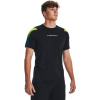 UNDER ARMOUR Tričko HG Armour Nov Fitted SS - čierne (1377160-001) Veľkosť: XL/Regular