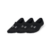 Dámske ponožky 3-pack Under Armour UA Breathe Lite Ultra Low 3p čierna