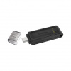 Kingston USB kľúč DT70 256GB USB-C 3.2 Gen 1, čierny