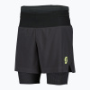 Pánske bežecké šortky SCOTT RC Run Hybrid black/yellow