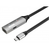 PremiumCord USB-C repeater a predlžovací kábel Male-Female, 5Gbps Aluminium 15m ku31rep15al