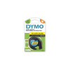 DYMO LetraTag štítkovacia pásková kazeta - plastová - 12 mm x 4 m - žltá