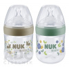 Nuk fľaša dojčenská For Nature s kontrolou teploty hnedá 150 ml