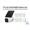 TP-Link C460 SMART Motion Set – 4× pohybové senzory s 8Mpx solárnou kamerou