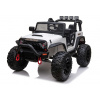 mamido Elektrické autíčko Jeep Brothers biele 24V 2x200W