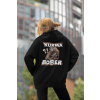 GG-God.sk Mikina Kurwa Bober Dámska Farba: Čierna (Black), Veľkosť: XXXL, Grafika: Vzadu (Back)