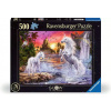 RAVENSBURGER Svietiace puzzle Jednorožce pri rieke 500 dielikov