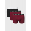 MEN-A 3 PACK Boxerky MEN-A Roland čierna-vínová S