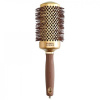 Olivia Garden Expert Blowout Shine Round Brush Wavy Bristles Gold & Brown ( 55 mm ) - Kefa na vlasy 0 ml