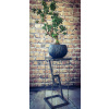 Stojan na kvety - Kovový kvetinový záhon, priemyselný stojan LOFT (Stojan na kvety - Kovový kvetinový záhon, priemyselný stojan LOFT)
