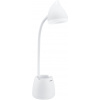 Philips 8719514443778 LED stolné dotykové svietidlo Hat 1x4W | 80lm | 3000-5700K - USB, stmievateľná, so stojanom na mobil, biela