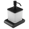 Dávkovač mydla - SAPHO FLORI Black SOAP DISPENSER /Mlieko (Dávkovač mydla - SAPHO FLORI Black SOAP DISPENSER /Mlieko)
