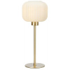 Markslöjd Soleil stolová lampa 1x40 W biela-mosadzná 108120