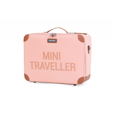 CHILDHOME - Detský cestovný kufor Pink Copper