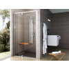 Ravak PIVOT PDOP2, 2-dielne sprchové dvere do niky otočné 120x190 Bright alu,Transp+vešiak 03GG0C00Z1