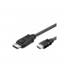 Techly ICOC DSP-H12-010 adaptér na video kábel 1 m DisplayPort HDMI Čierna (ICOC-DSP-H12-010)