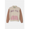 Detská bavlnená mikina United Colors of Benetton béžová farba, s potlačou, 3J68C504N 3J68C504N.G.Seasonal 140
