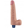 Lovetoy REAL SOFTEE Rechargeable Vibrating Dildo Flesh (23cm)