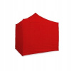 Červený stan 3x3 m so 4 bočnými stenami