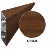 Profil 108x16mm, L-6000mm, práškový lak, štruktúra ORECH AL-WDLAF1-OR-6