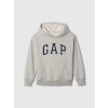 GAP Detská mikina s logom Sivá XS Sivá Sivá