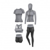 Runner 5W fitness set šedá veľkosť oblečenia S