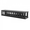 Techly 108316 organizátor 2U pre Rack 19'' s krytom, čierna