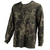 Nash Tričko ZT Lite Luxe Long Sleeve T Shirt Camo - M