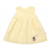 Baby Nellys Ľahké Handmade šatičky Madeira, žlté, veľ. 104, 104 (3-4r)