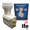 DI-WAY LNB TWIN 0,1 dB, WHITE LEOPARD LINE