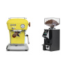 Ascaso Dream PID, Sun Yellow + Eureka Mignon Specialita Smart, CR black