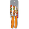 Victorinox Nôž na pizzu blister SwissClassic zúbkový oranžový 12 cm 6.7936.12L9B 2ks