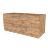 Mereo Bino, kúpeľňová skrinka 121 cm, Multidecor, Dub Wotan CN693SDWOT
