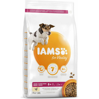 IAMS Dog Senior Small & Medium Chicken 3kg