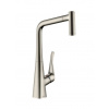 Hansgrohe 73801800 Metris M71 320 kuchynská páková batéria,vyťah. sprška,2jet, sBox, nerez HG 73801800