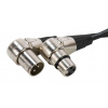 Accu Cable AC-DMX3/1,5-90 - 90° XLR Káble 110 OHM