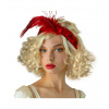Parochňa flapper s pierkom, blond