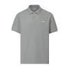 Slazenger Plain pánske polo tričko Light Grey L