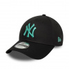 New Era 9FO League Essential MLB New York Yankees Black/Azure Teal one size