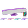 Rabalux Fialová LED RGB nabíjacia lampa Parker 3W s DO 76017