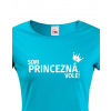 Dámske tričko Som princezná vole, Barva Modrá, Velikost 2XL, Canvas Dámské tričko s krátkým rukávem Bezvatriko.cz 0399