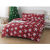 XPOSE® Bavlnené Renforcé obliečky ZIMNÉ KÁRO 140x200 cm, 70x90 cm, Bavlna RENFORCÉ