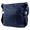 Tmavo modrá moderná crossbody dámska kabelka 67-MH