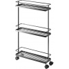 YAMAZAKI Poličky do kúpeľne Yamazaki Tower Bath Rack 3, čierne 6635