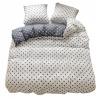 POSTEĽNÁ BIELIZEŇ 160x200 OBOJSTRANNÉ BAVLNA SATÉN GierekHoff KOMPLET 3 č. bodky